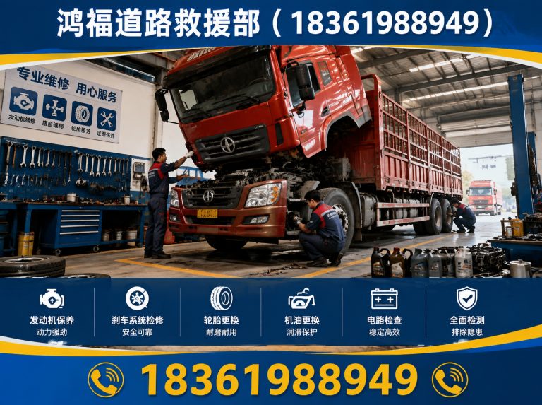 昆山市苏州货车救援展示图